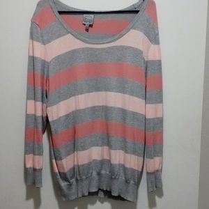 Sweetheart scoop neck sweater